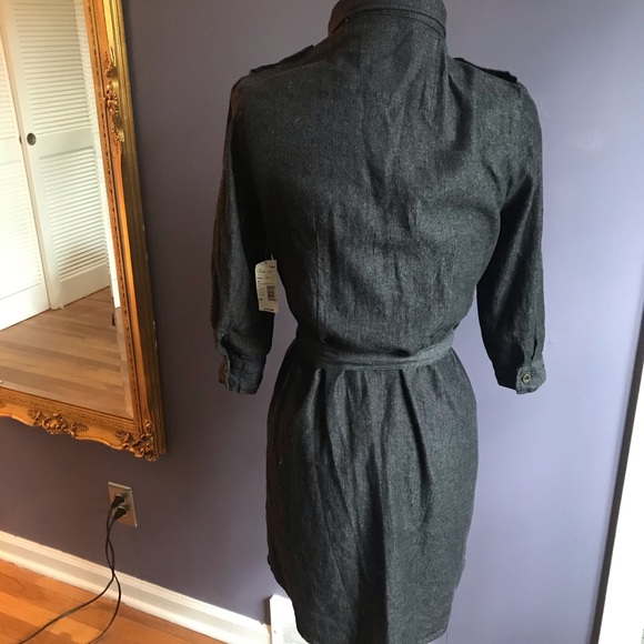 Adorable Denim Lightweight Button Up Dress - Picture 2 of 4